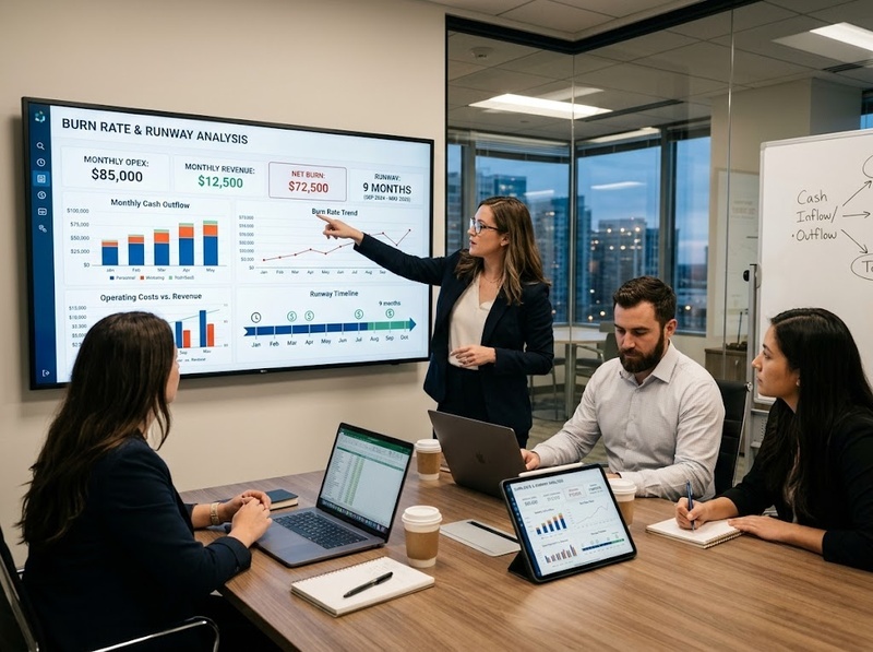 Burn Rate là gì? Cách hiểu tốc độ tiêu tiền và sức khỏe tài chính startup