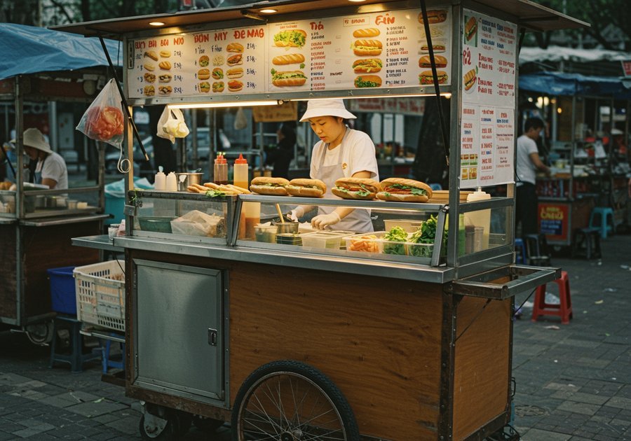 Các loại xe bán bánh mì cùng ưu nhược điểm cần biết khi đầu tư