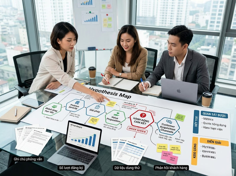 Cải thiện ý tưởng khởi nghiệp dựa trên phản hồi, dữ liệu và thử nghiệm