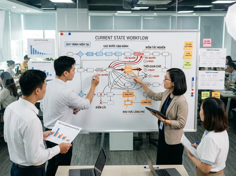 Cải tiến quy trình giúp nâng hiệu suất, chất lượng và khả năng thích ứng