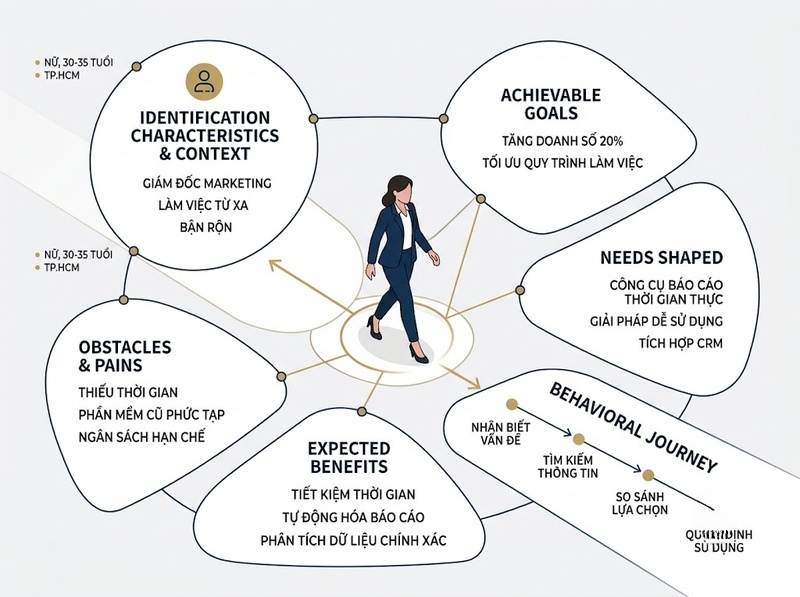 Chân dung khách hàng startup phản ánh đặc điểm, nhu cầu và hành vi nào?