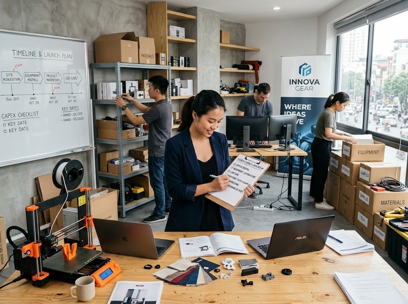Chi phí khởi nghiệp cần tính gồm đầu tư ban đầu, vận hành và dự phòng