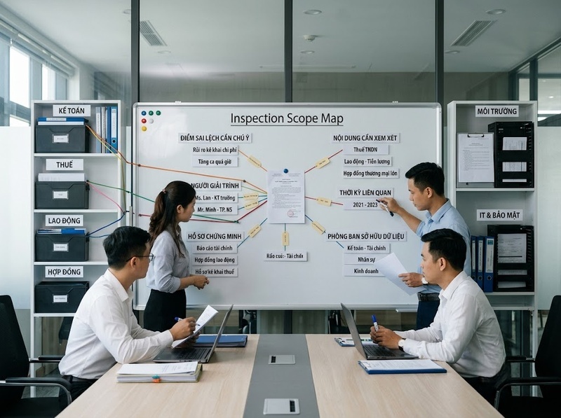 Chuẩn bị thanh tra doanh nghiệp từ hồ sơ, dữ liệu đến nhân sự giải trình