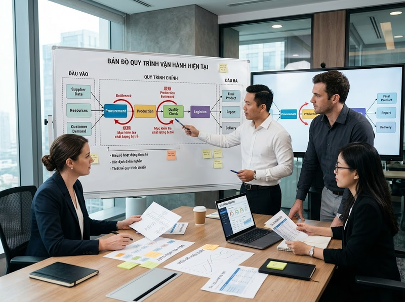 Chuẩn hóa quy trình doanh nghiệp mở rộng để duy trì chất lượng và kiểm soát