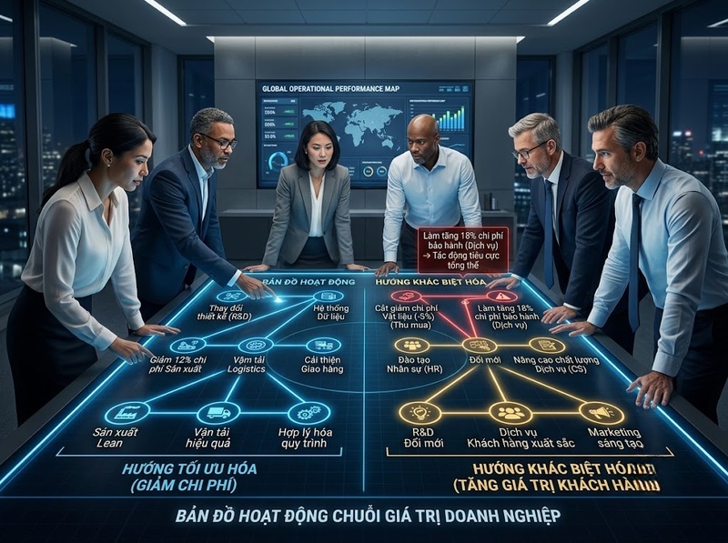 Chuỗi giá trị Porter giúp doanh nghiệp tìm nguồn tạo lợi thế cạnh tranh