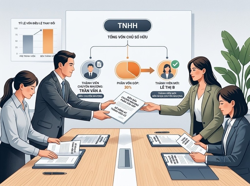 Chuyển nhượng phần vốn góp làm thay đổi quyền sở hữu vốn như thế nào?