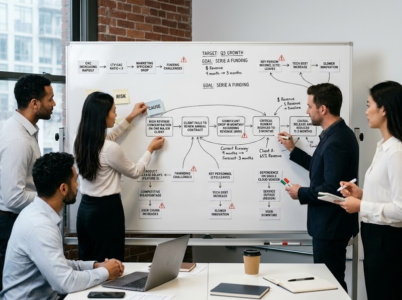 Đánh giá rủi ro startup theo xác suất, tác động và khả năng kiểm soát