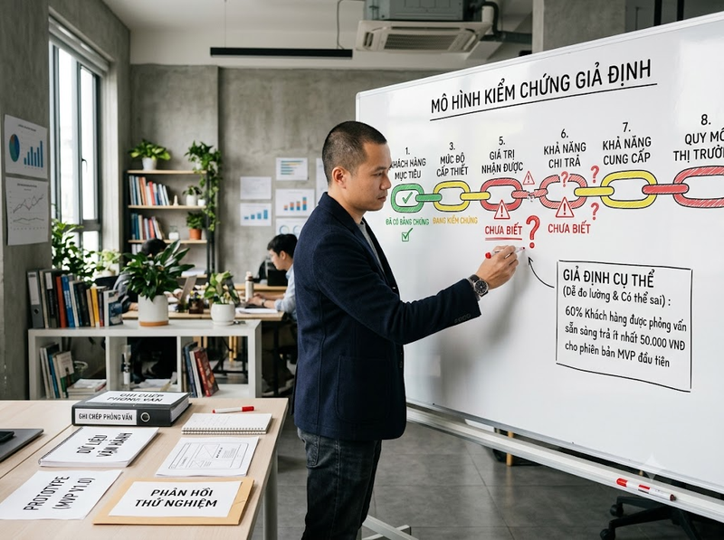 Đánh giá ý tưởng khởi nghiệp theo nhu cầu, khả thi và tiềm năng thị trường