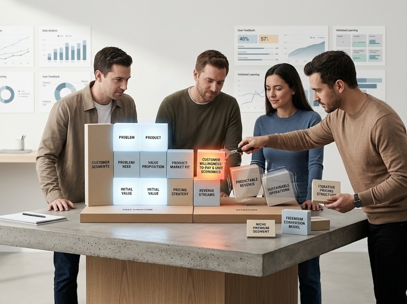 Điều chỉnh kế hoạch startup khi giả định, dữ liệu hoặc nguồn lực thay đổi