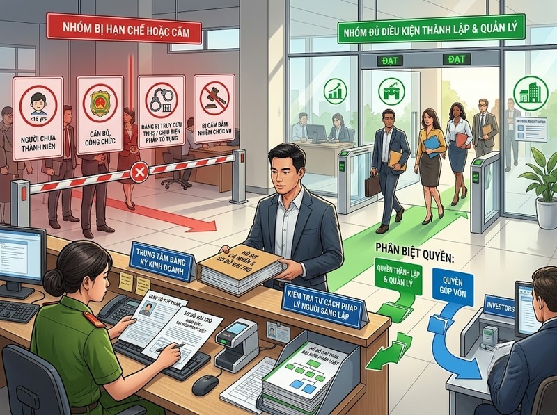 điều kiện thành lập doanh nghiệp
