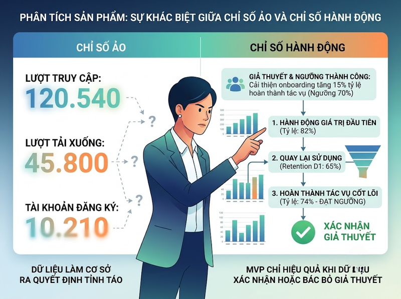 đo lường hiệu quả MVP