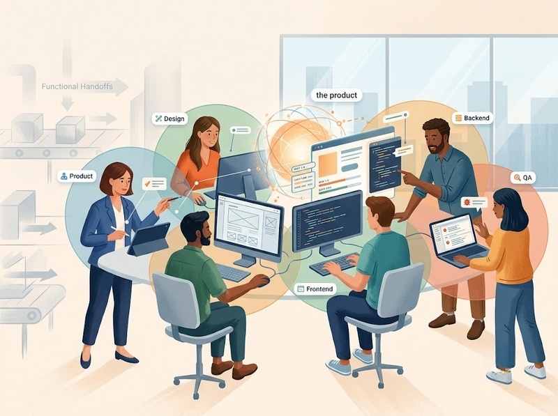 Đội ngũ linh hoạt startup được xây dựng qua vai trò, kỹ năng và phối hợp