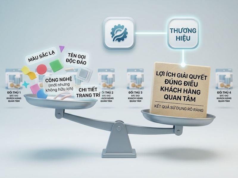 Giá trị khác biệt thương hiệu tạo lý do để khách hàng lựa chọn ra sao?