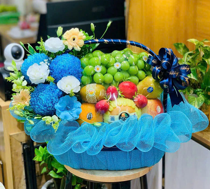 Giỏ trái cây chúc mừng nên chọn màu nào mang lại may mắn?
