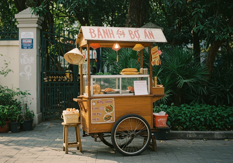 Các kích thước xe bánh mì tiêu chuẩn phổ biến trên thị trường