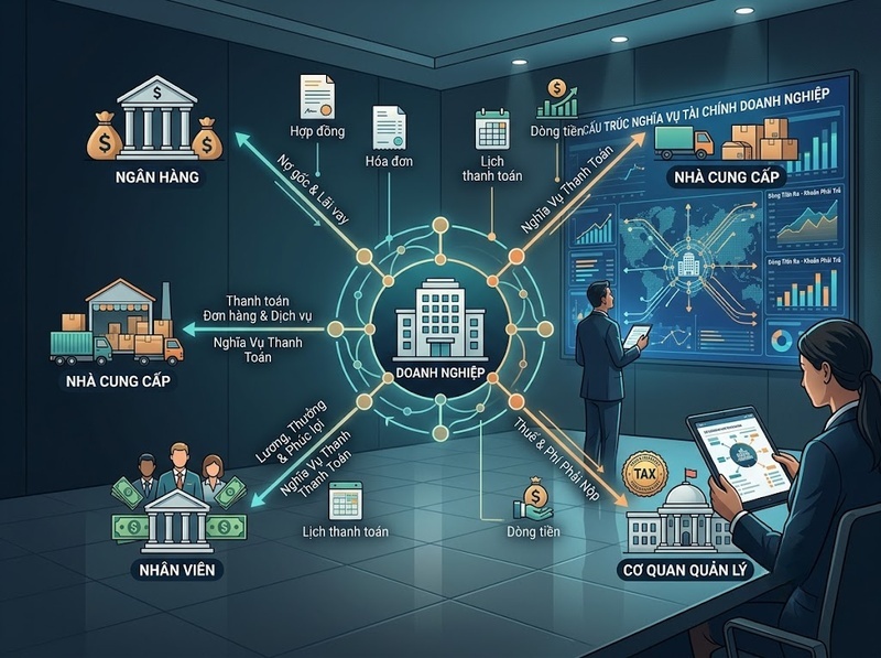 Nợ phải trả là gì? Các nghĩa vụ tài chính doanh nghiệp phải thanh toán