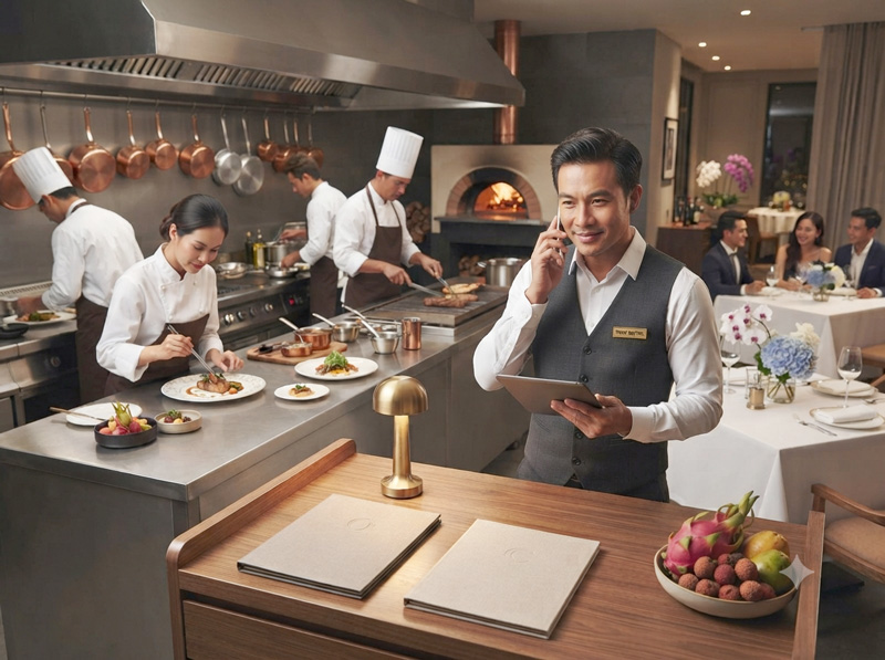 Công thức tính lợi nhuận cho từng đơn nấu tiệc