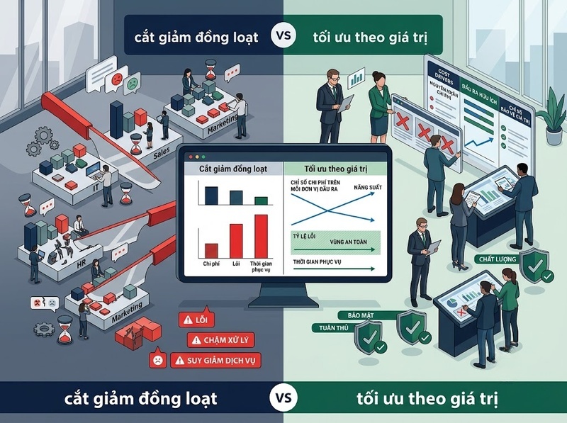 Tối ưu chi phí doanh nghiệp bằng loại bỏ lãng phí và cải thiện hiệu suất