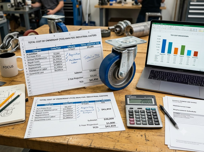 Cách tính tổng chi phí sở hữu bánh xe đẩy
