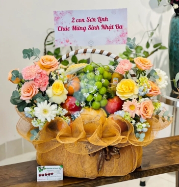 Giỏ trái cây chúc mừng nên chọn màu nào mang lại may mắn? - Tên thương hiệu