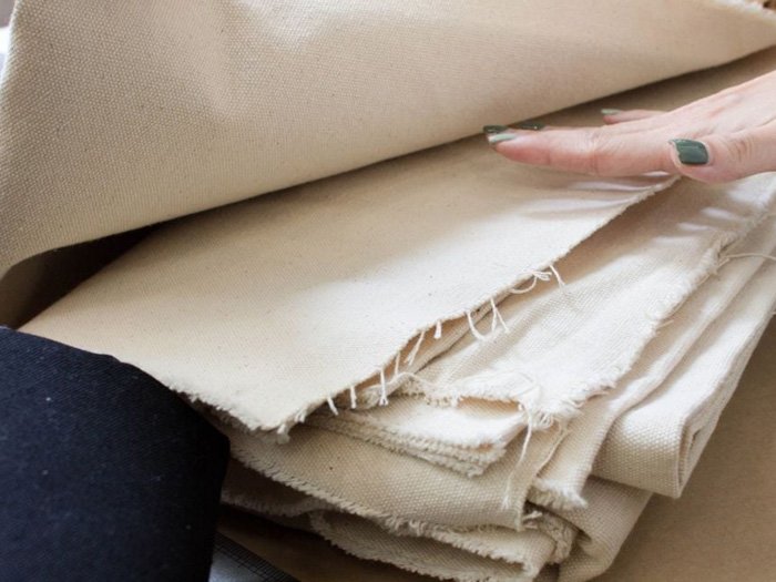 vải canvas thô